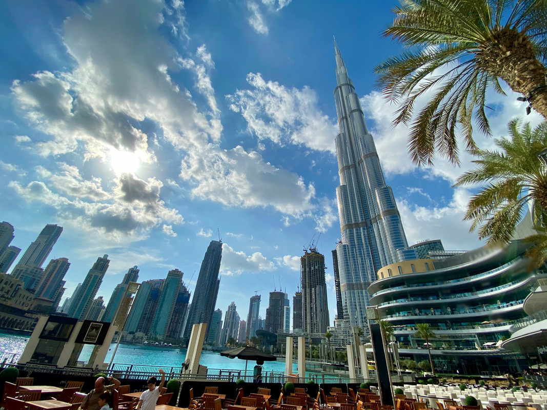 Burj Khalifa on a sunny day